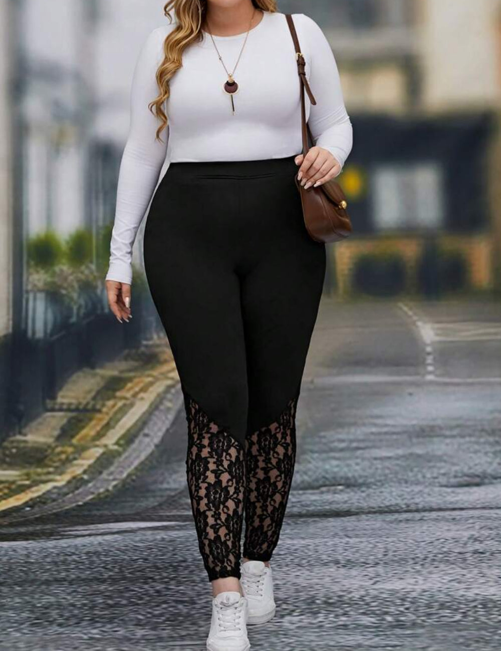 Shein leggings, fekete