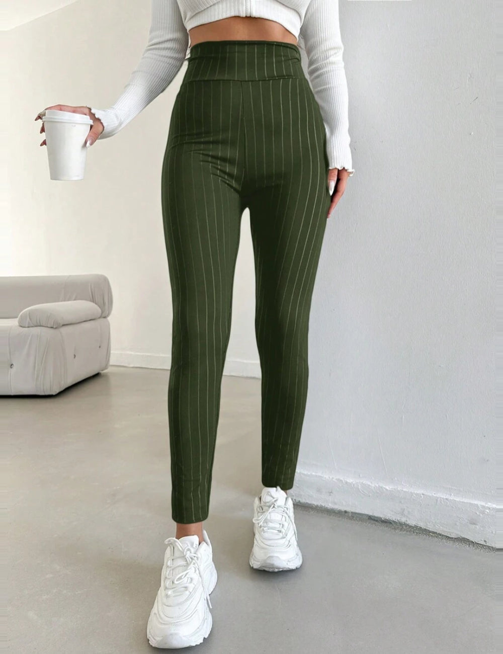 SHEIN leggings, zöld