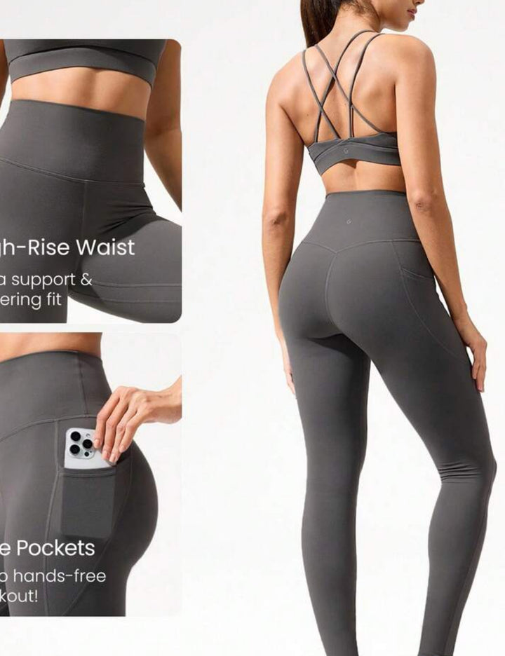 Shein sportleggings, szürke