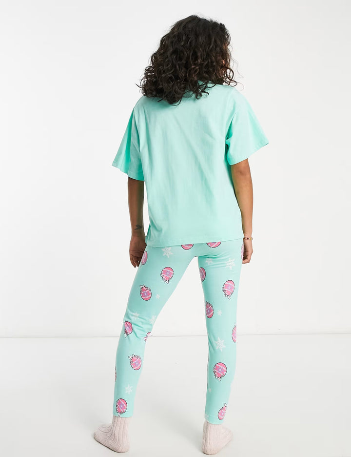 ASOS pizsama szett, türkiz