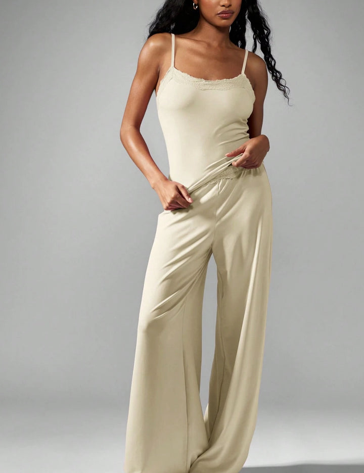 Shein Missguided pizsama szett, bézs
