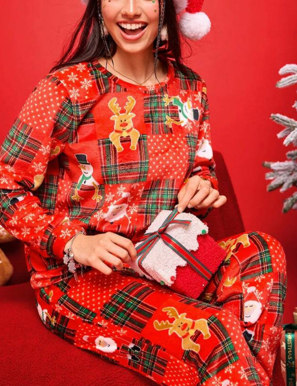 Compleu pijamale Shein, mix culori
