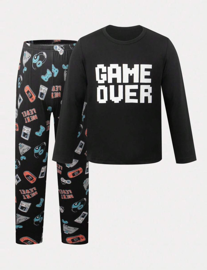 Compleu pijamale Shein, negru