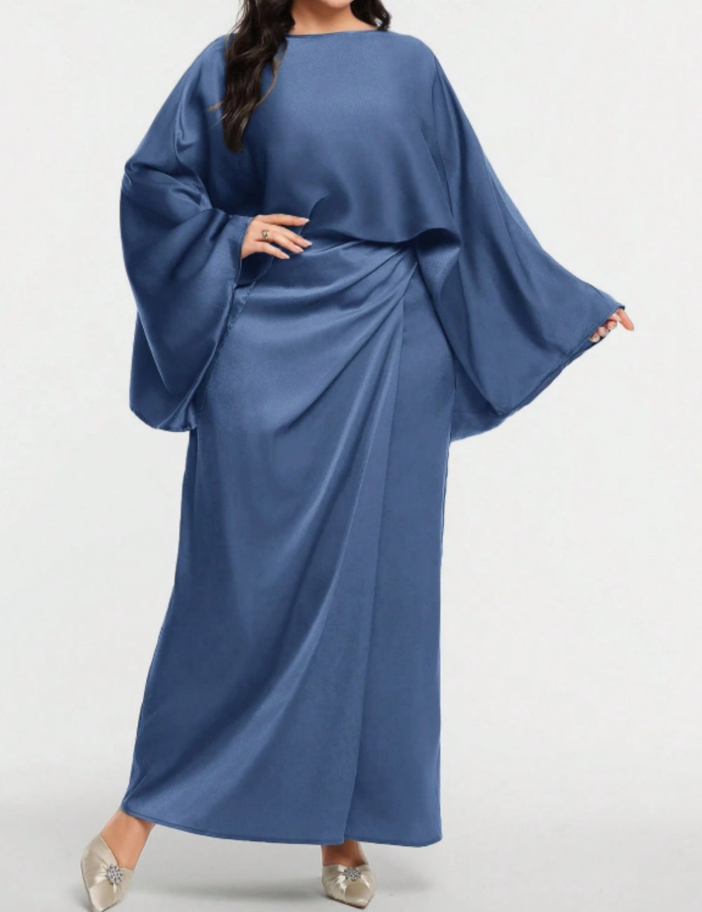 Compleu Shein Curve+, albastru