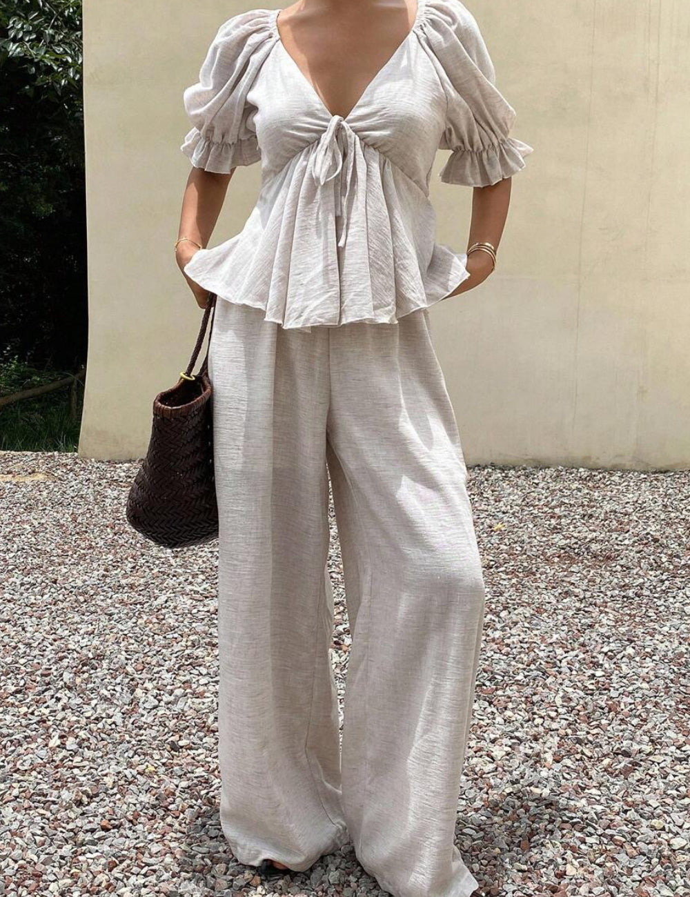 SHEIN, bézs együttes