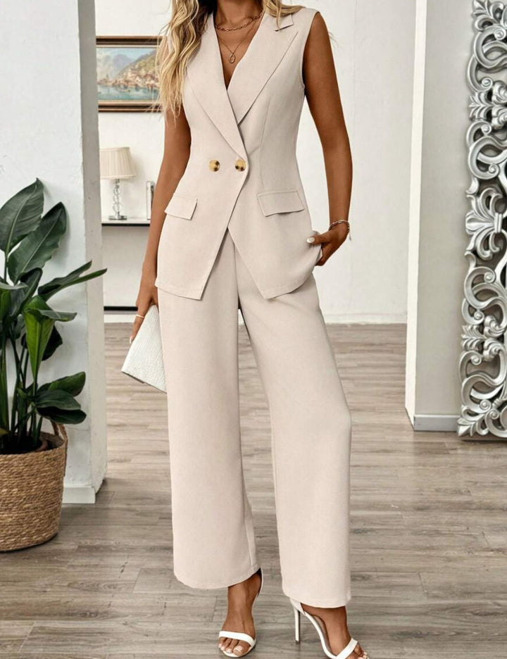 Shein jumpsuit, bézs