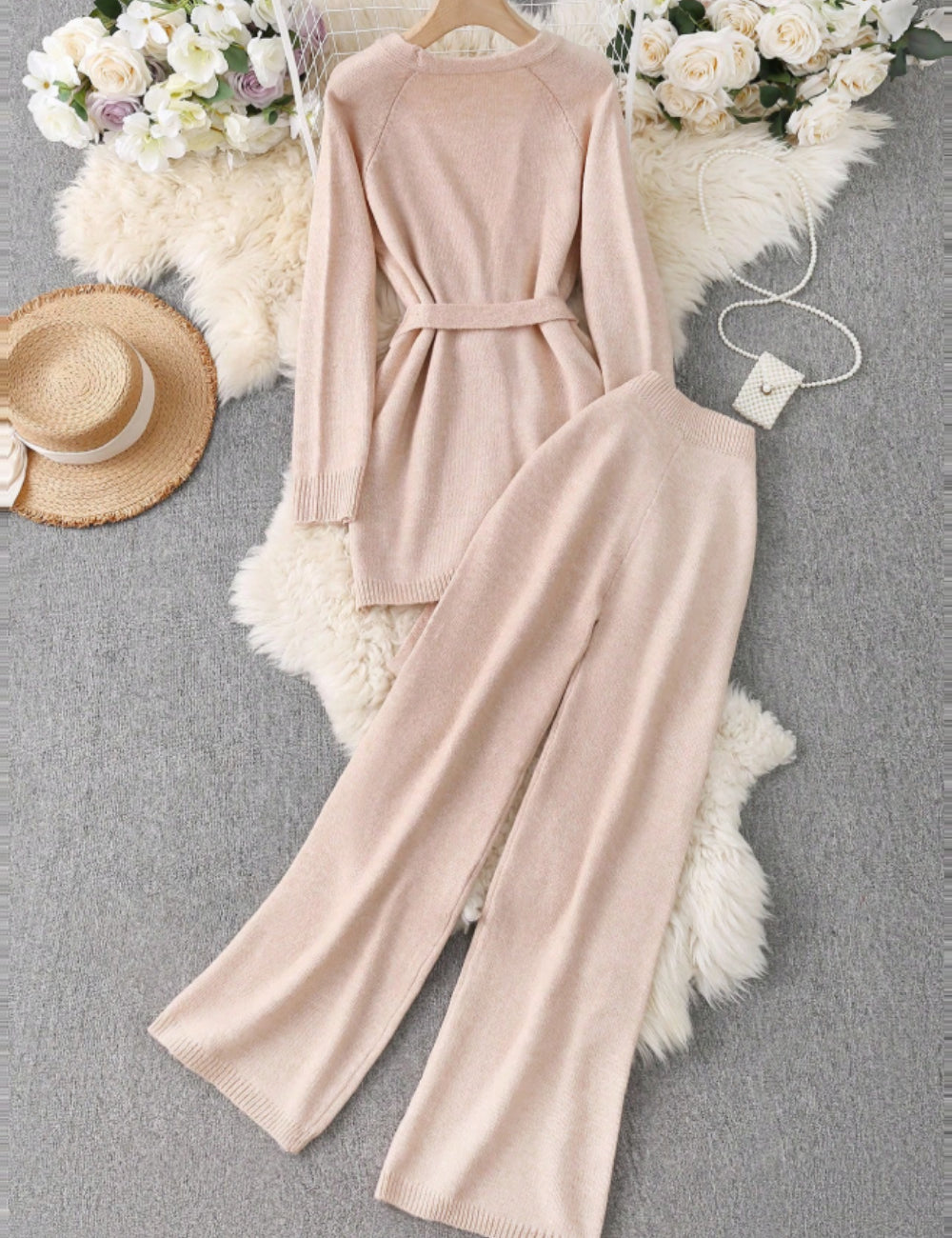 Shein együttes, bézs