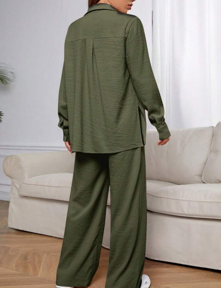 Shein szett, khaki