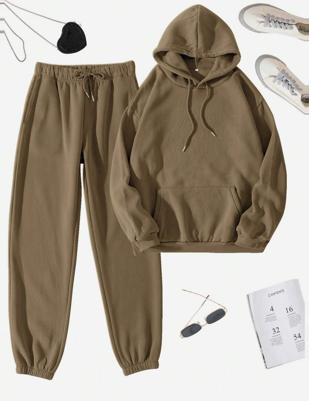 Shein együttes, barna