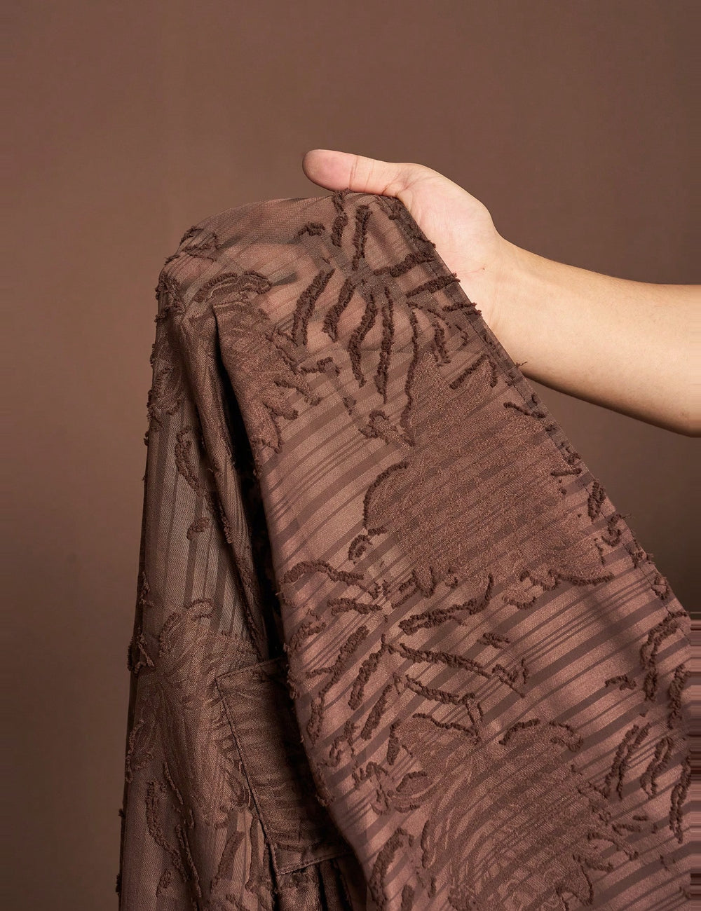 Shein Curve+ szett, barna