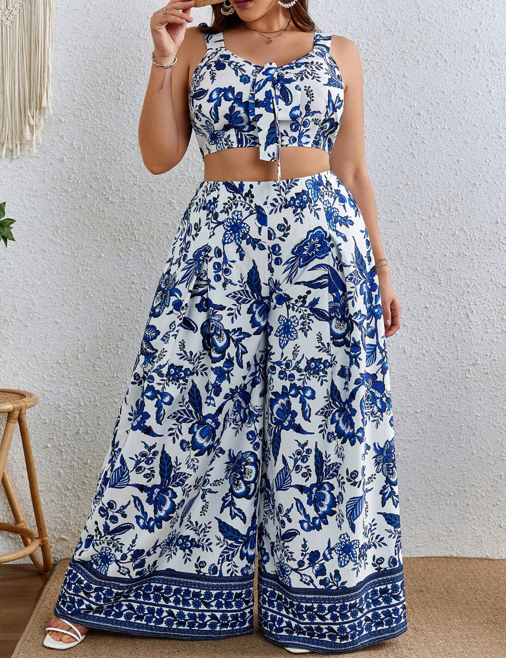 Shein Curve+ jumpsuit, mixed colours