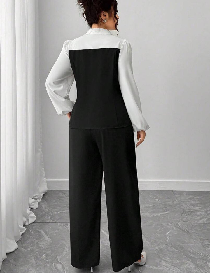 Shein Curve+ jumpsuit, mixed colours
