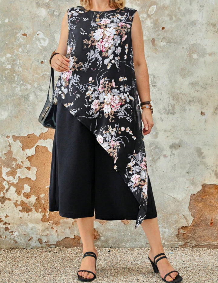 Shein Curve+ jumpsuit, mixed colours