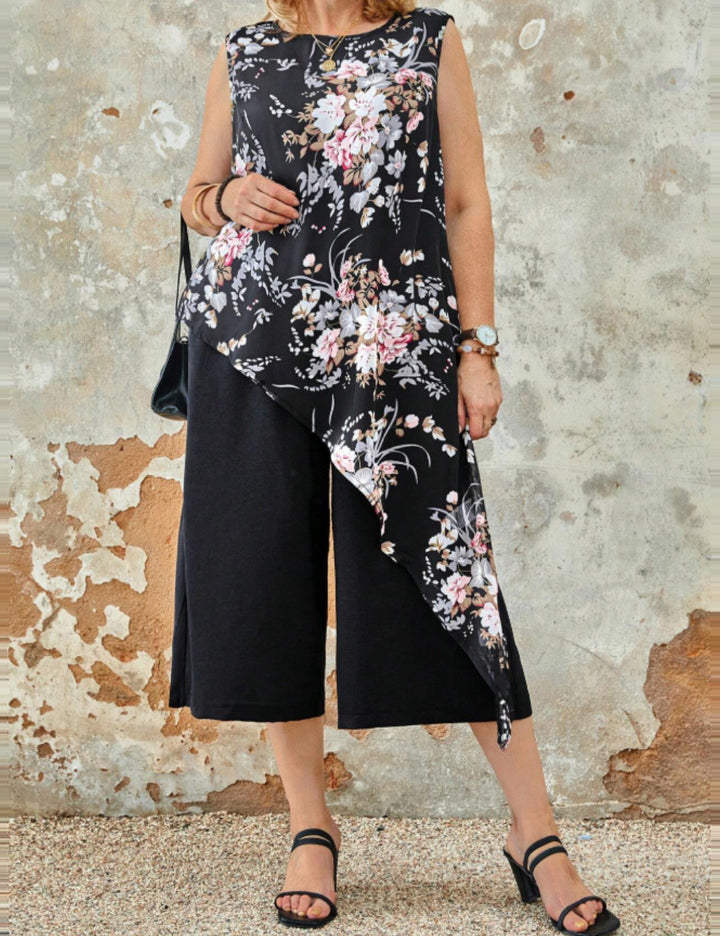 Shein Curve+ jumpsuit, mixed colours