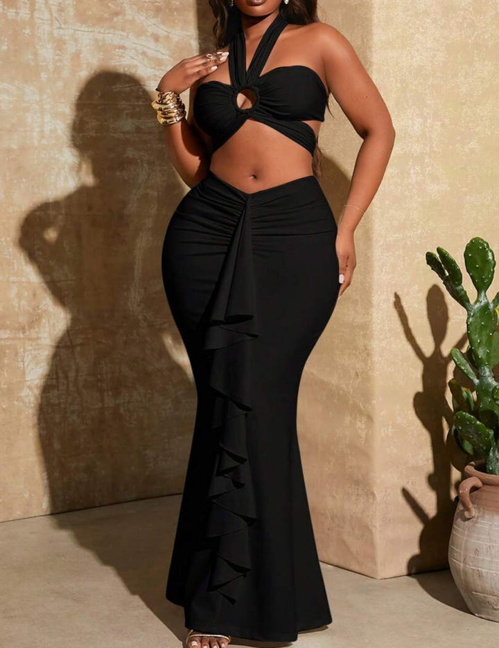 Compleu Shein Curve+, negru