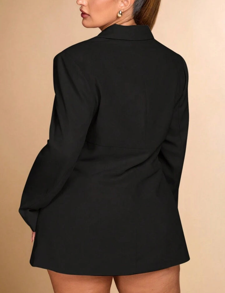 Shein Curve+ Szett, fekete