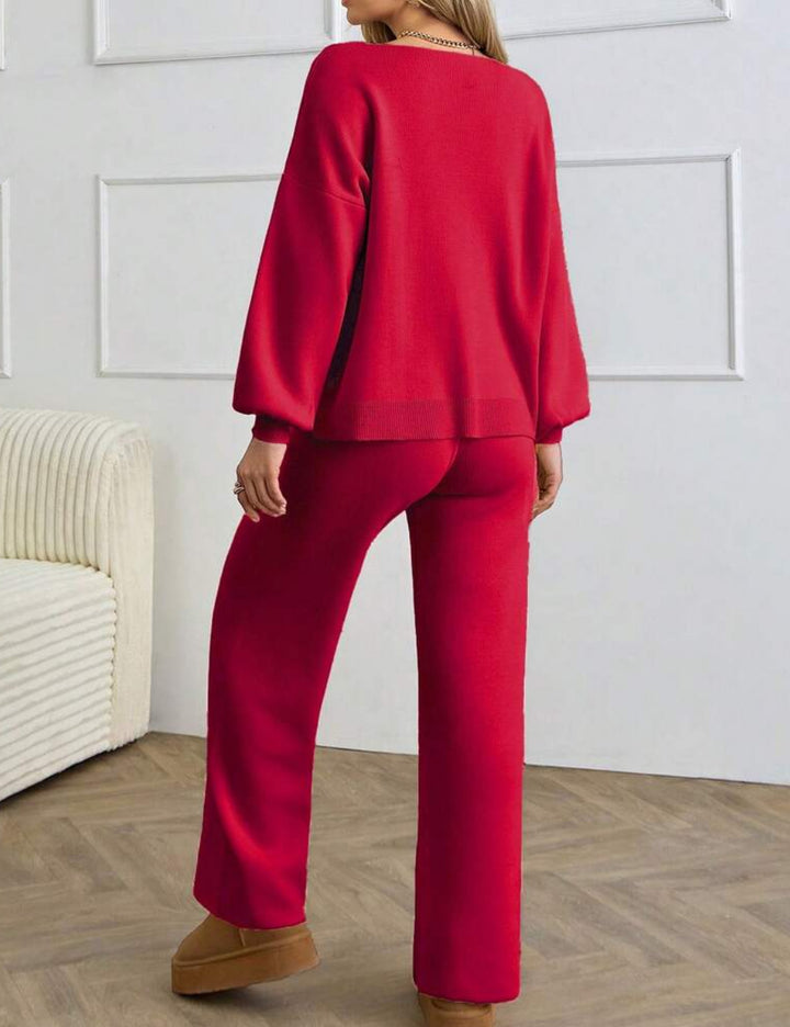 Shein outfit, red