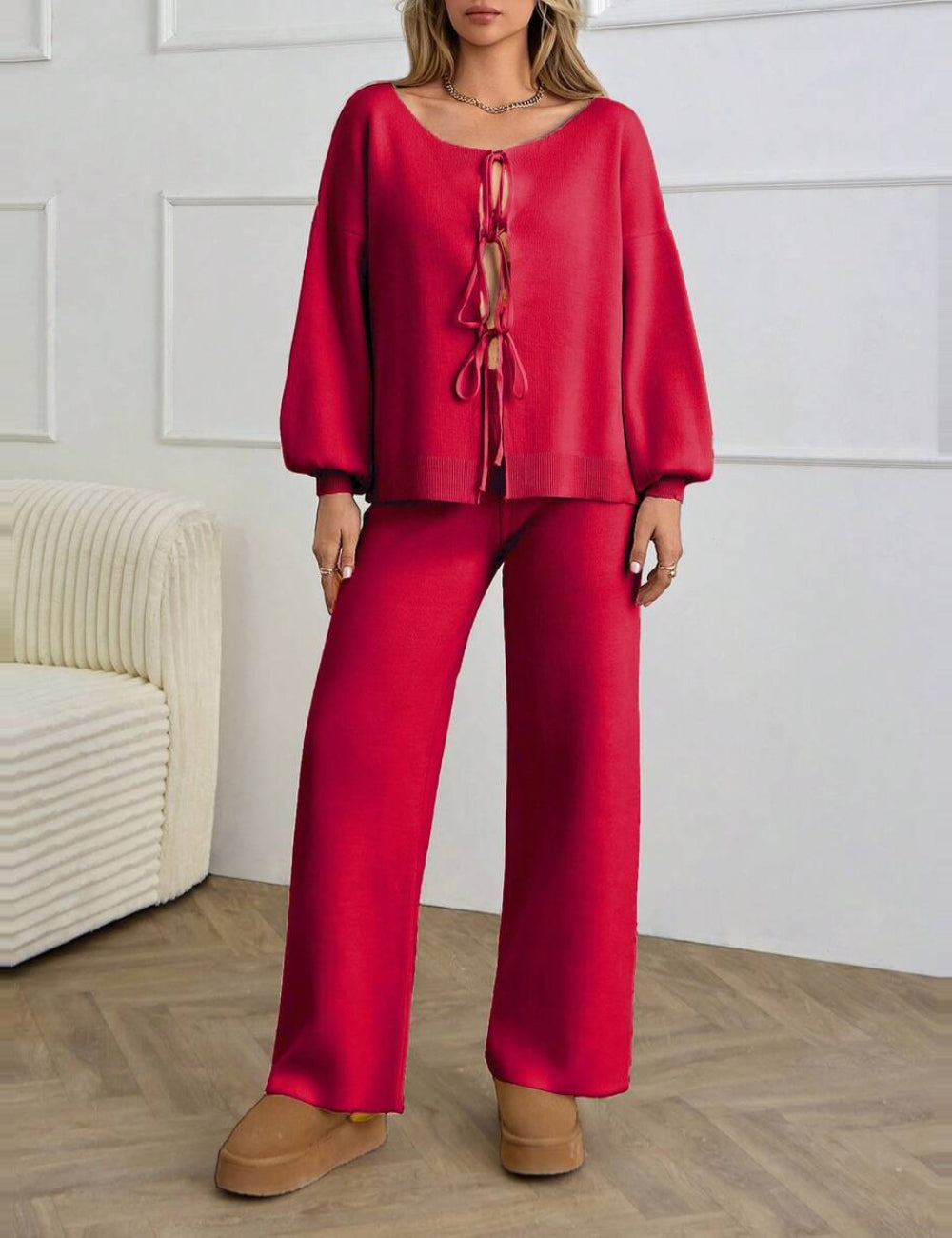 Shein outfit, red