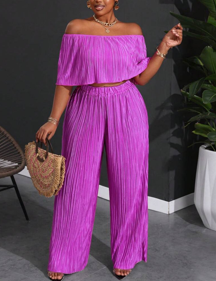 Shein Curve+ rózsaszín szett