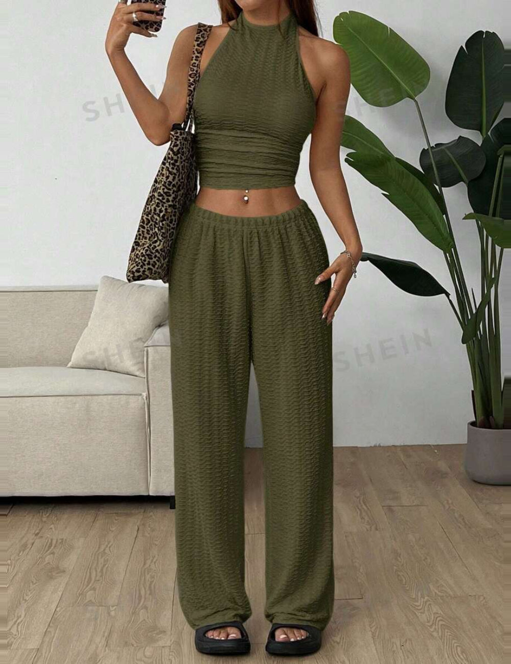 Compleu Shein, verde