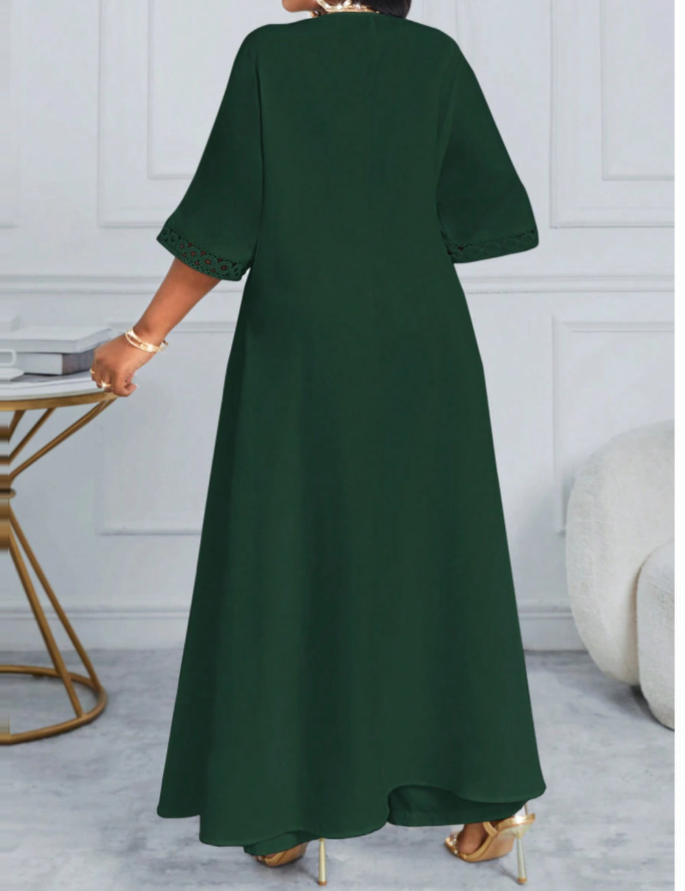 Shein Curve+ jumpsuit, zöld
