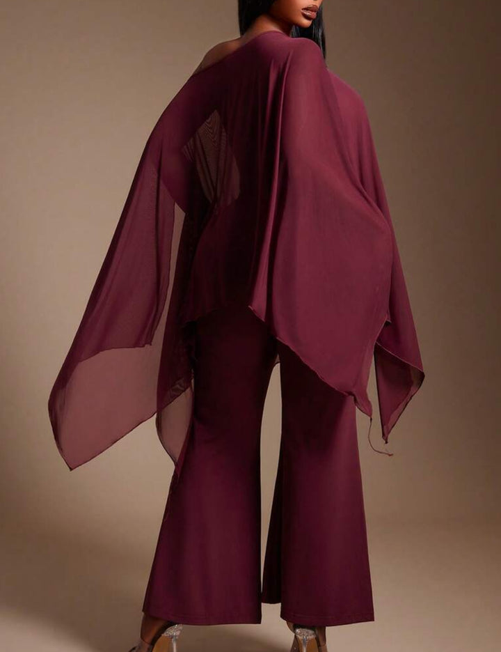 Shein Curve+ ruhaszett, bordó