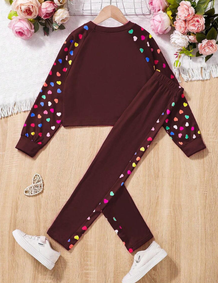 Shein együttes, meggypiros