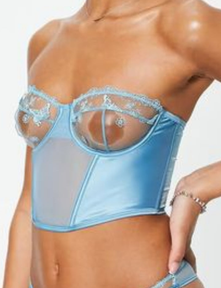 Fűző (ASOS), kék