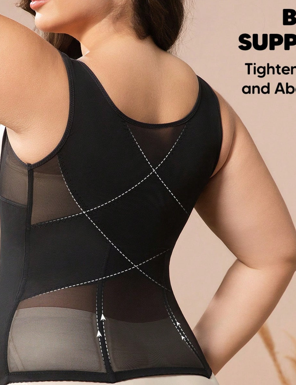 Corset modelator Shein, negru