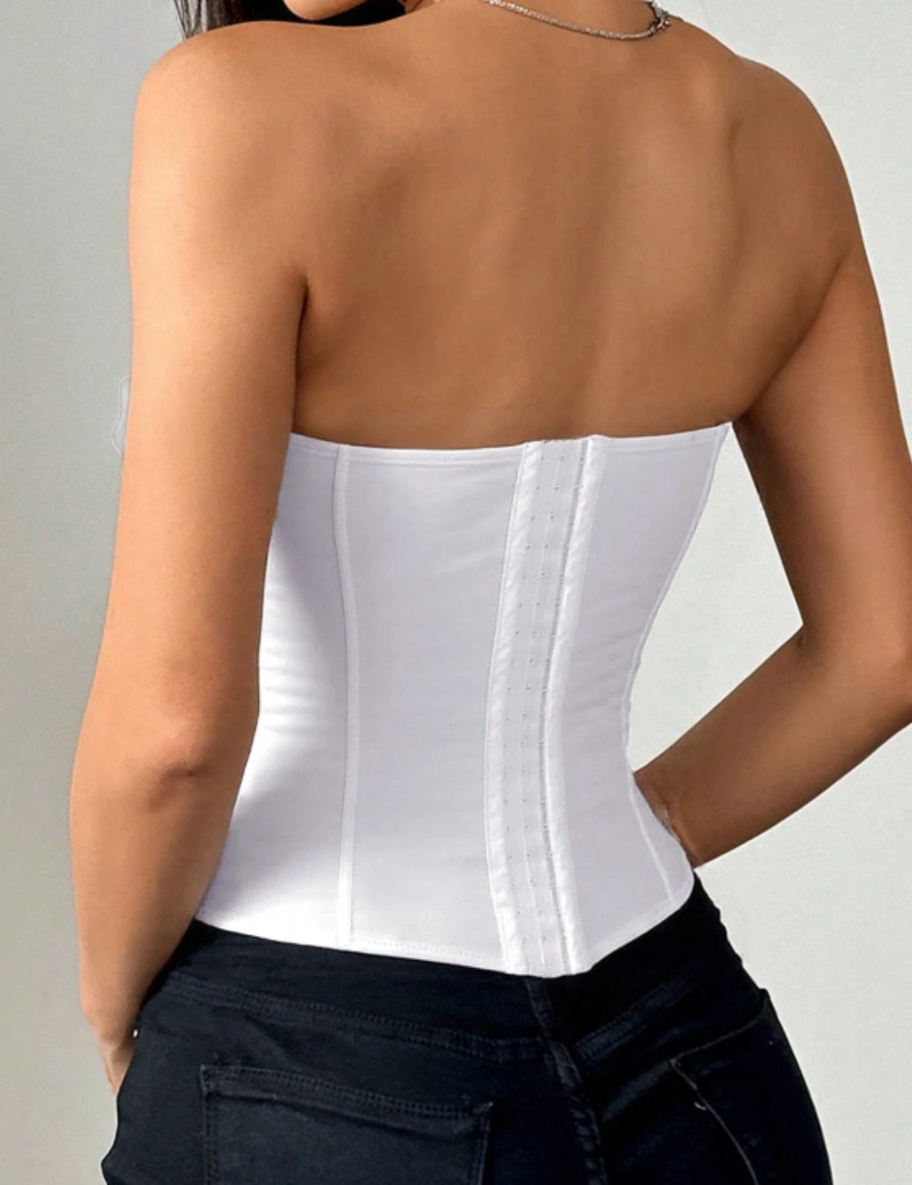 Corset Shein, alb