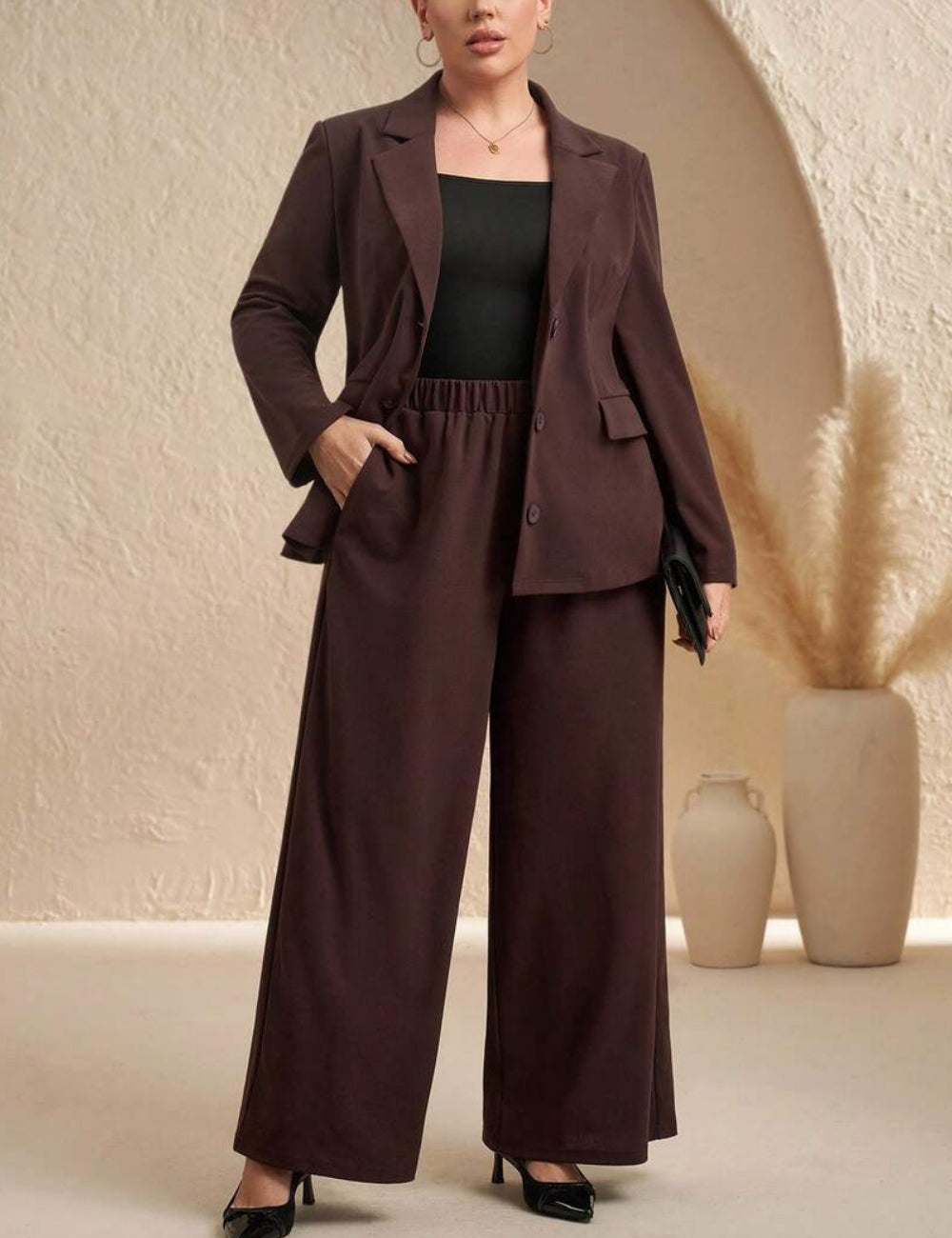 Costum Shein Curve+, maro