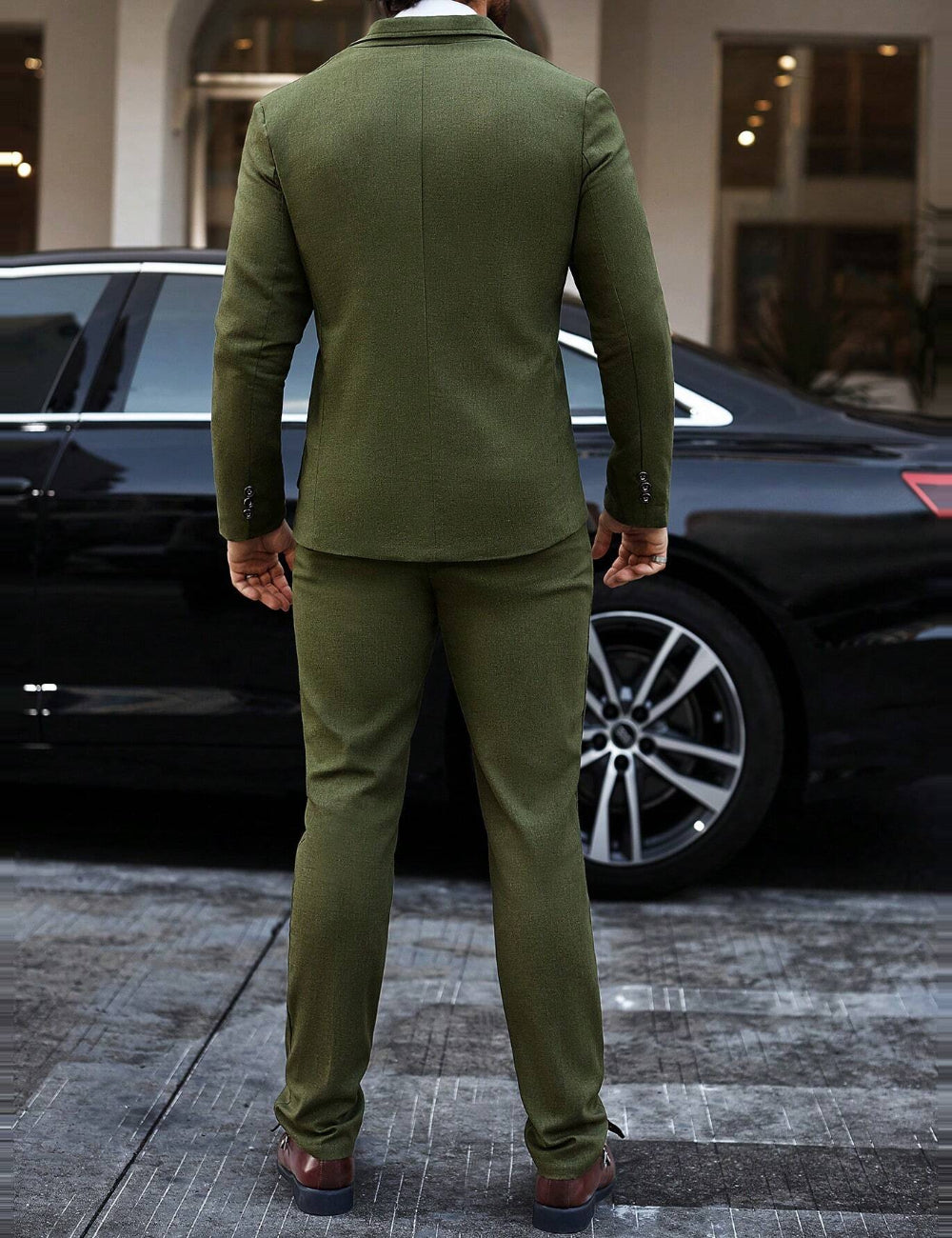Costum Shein, verde