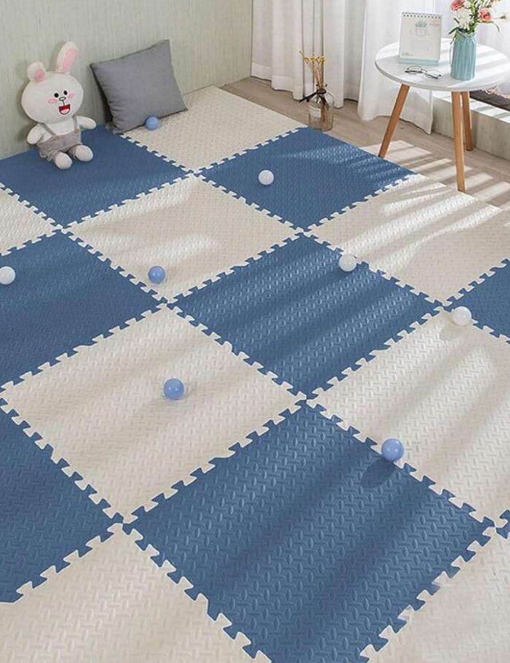 Shein puzzle szőnyeg, bézs