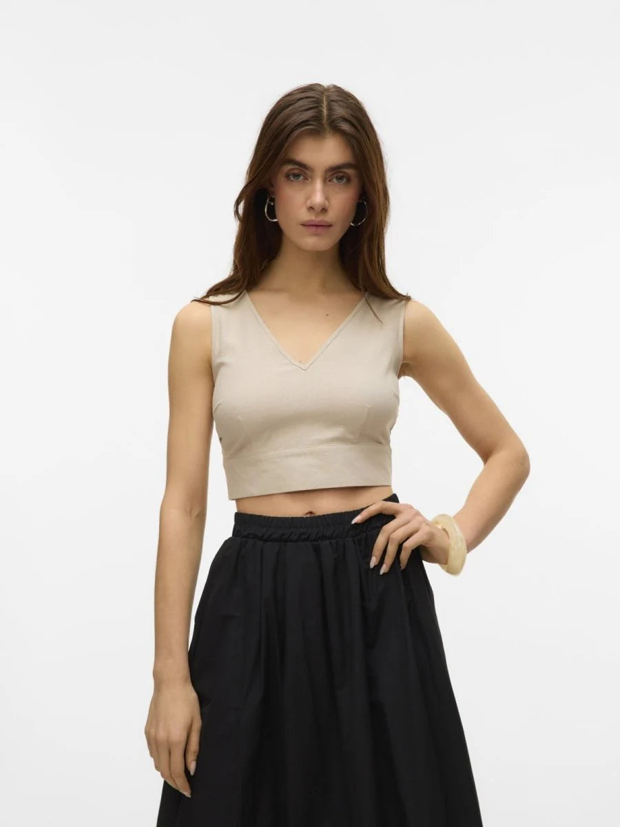 Top VERO MODA, bej