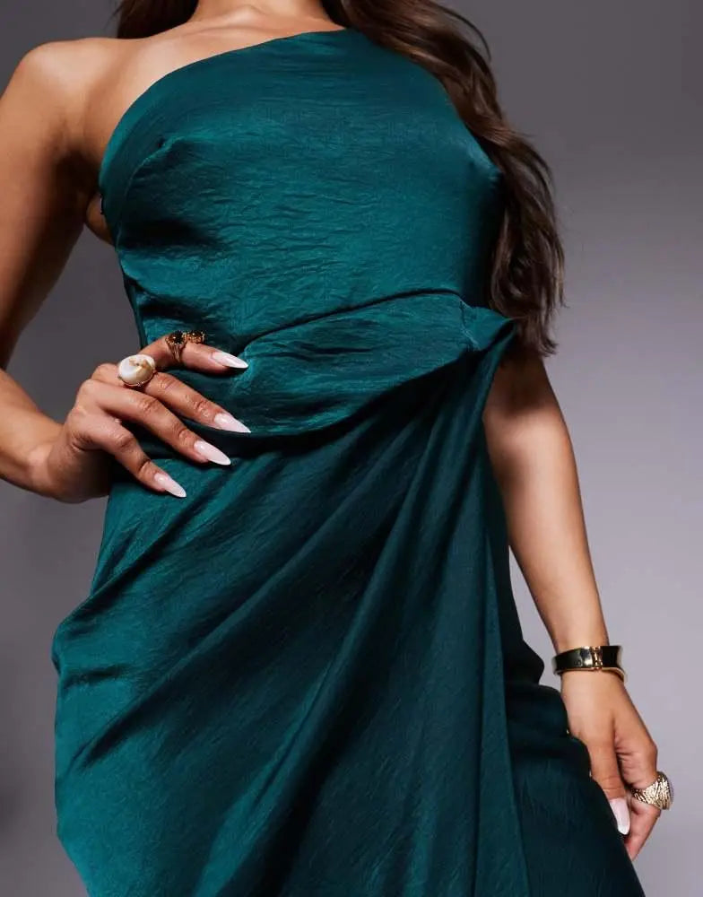 Rochie maxi ASOS, verde