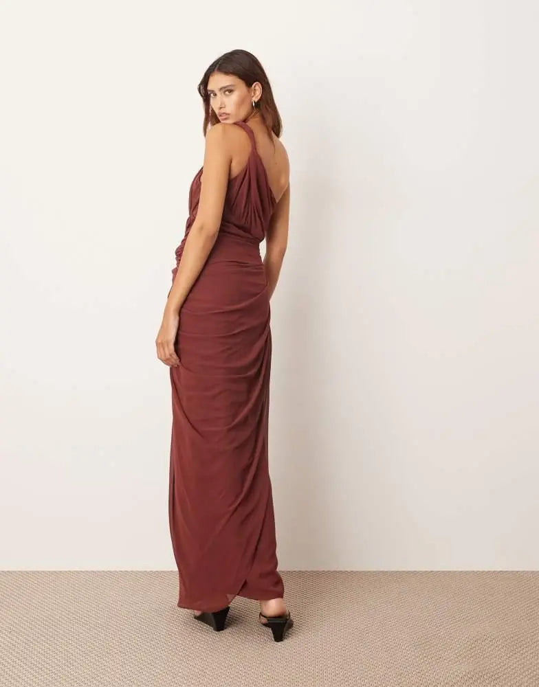 Rochie maxi ARRANGE, maro