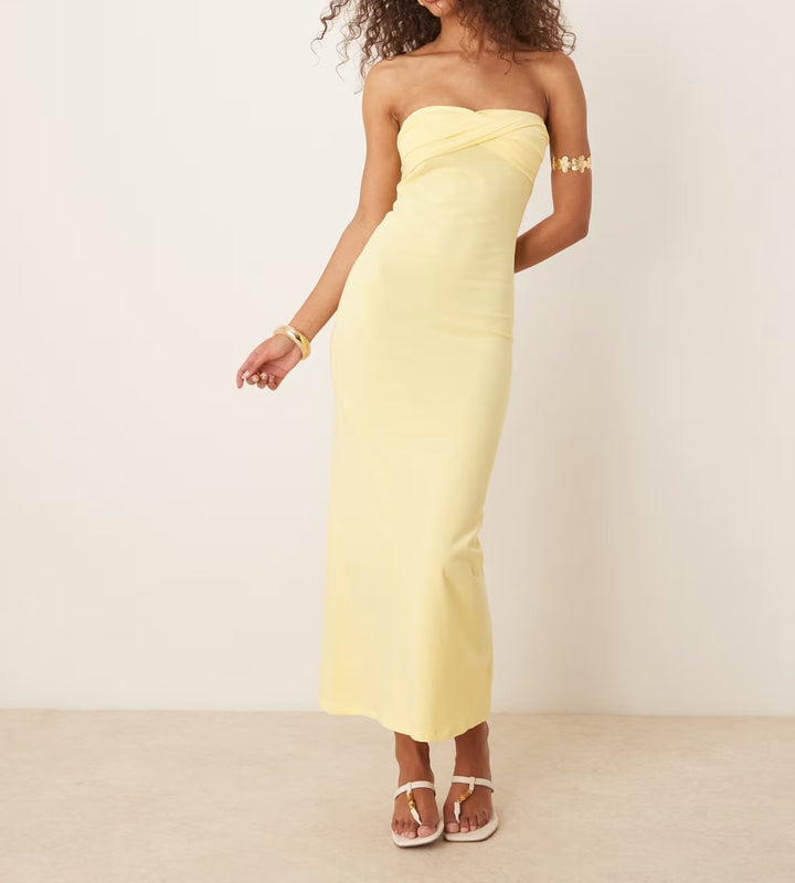 Rochie maxi Asos, galben