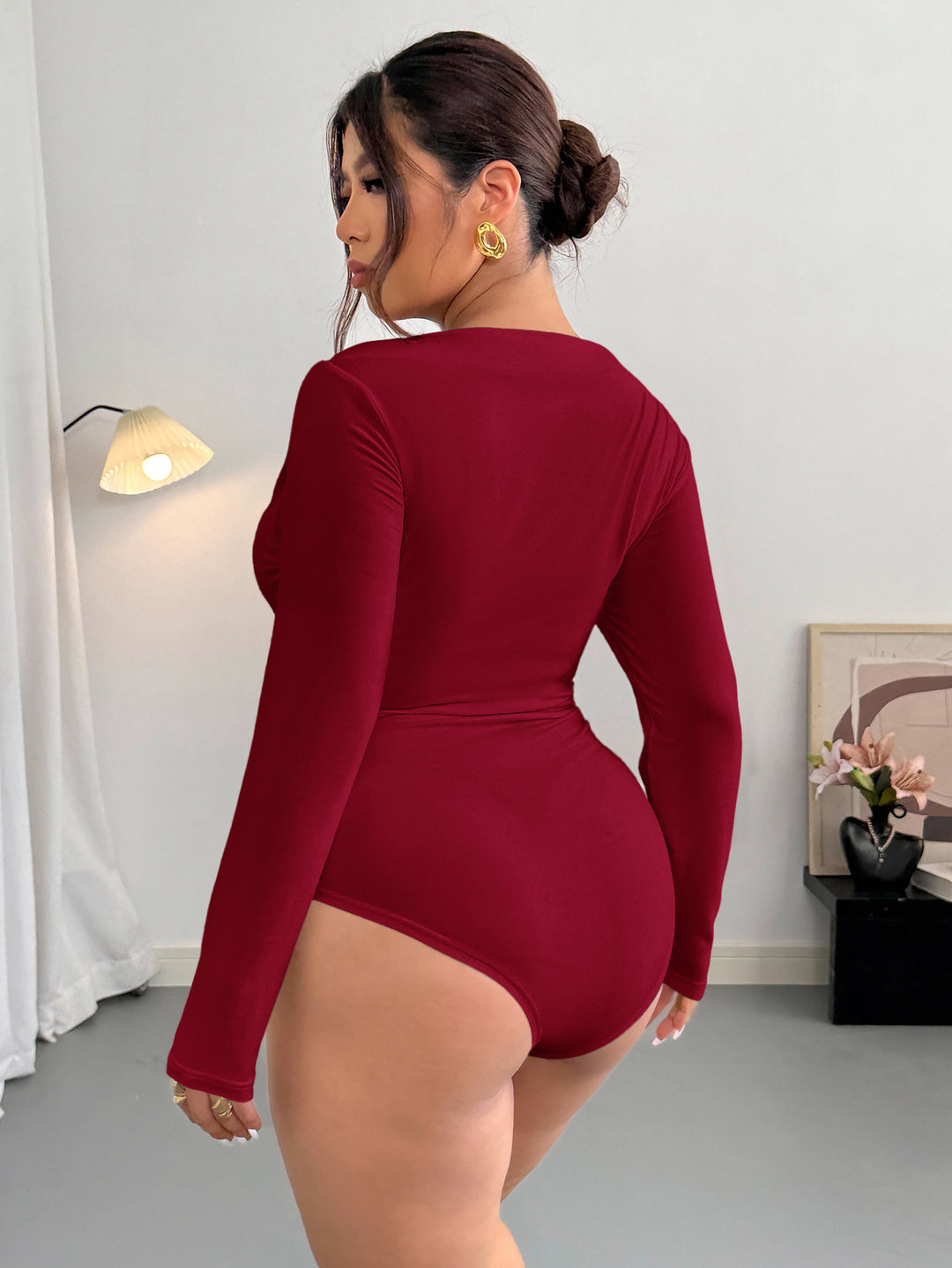 Body SHEIN, vișiniu