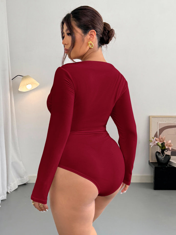 Body SHEIN, vișiniu