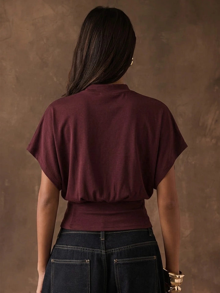 Top SHEIN, vișiniu