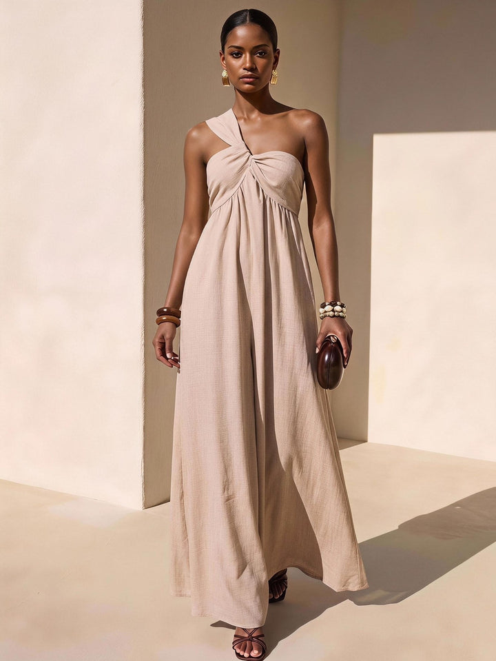 Rochie maxi SHEIN, bej