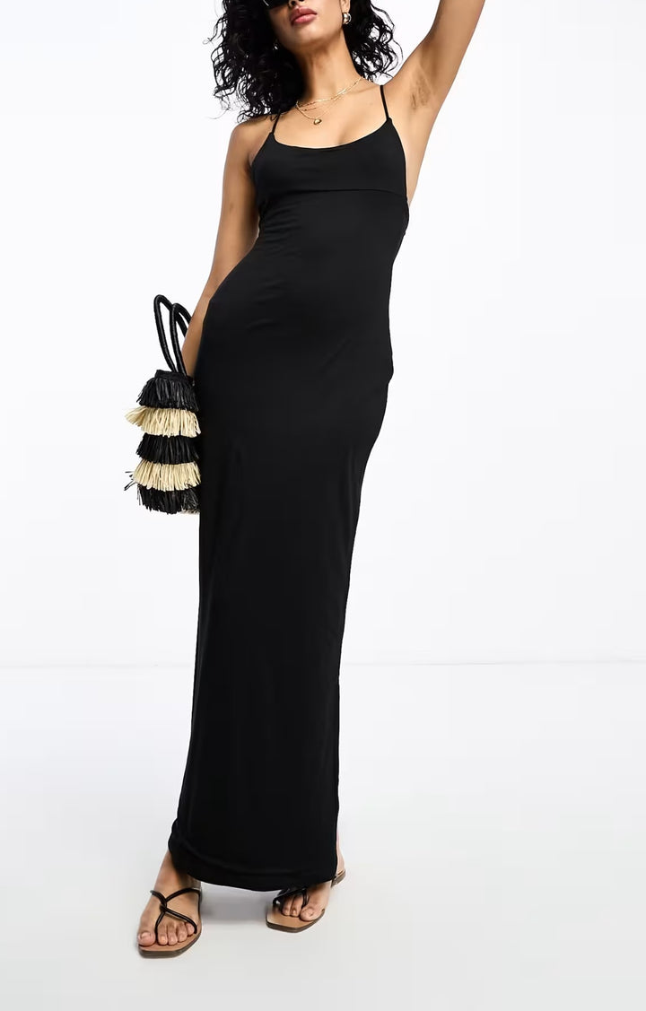 Rochie maxi ASOS, negru