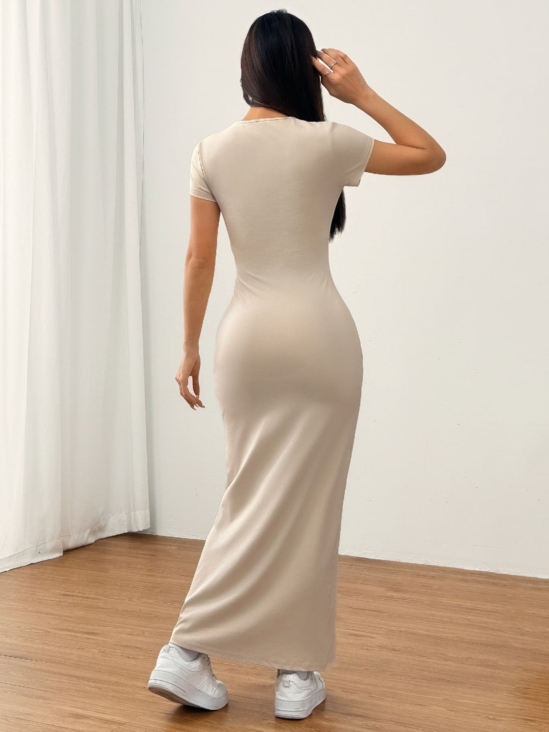 Rochie SHEIN, kaki