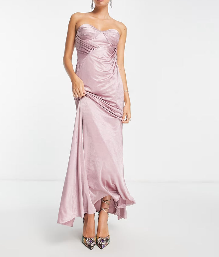 Rochie maxi ASOS, roz