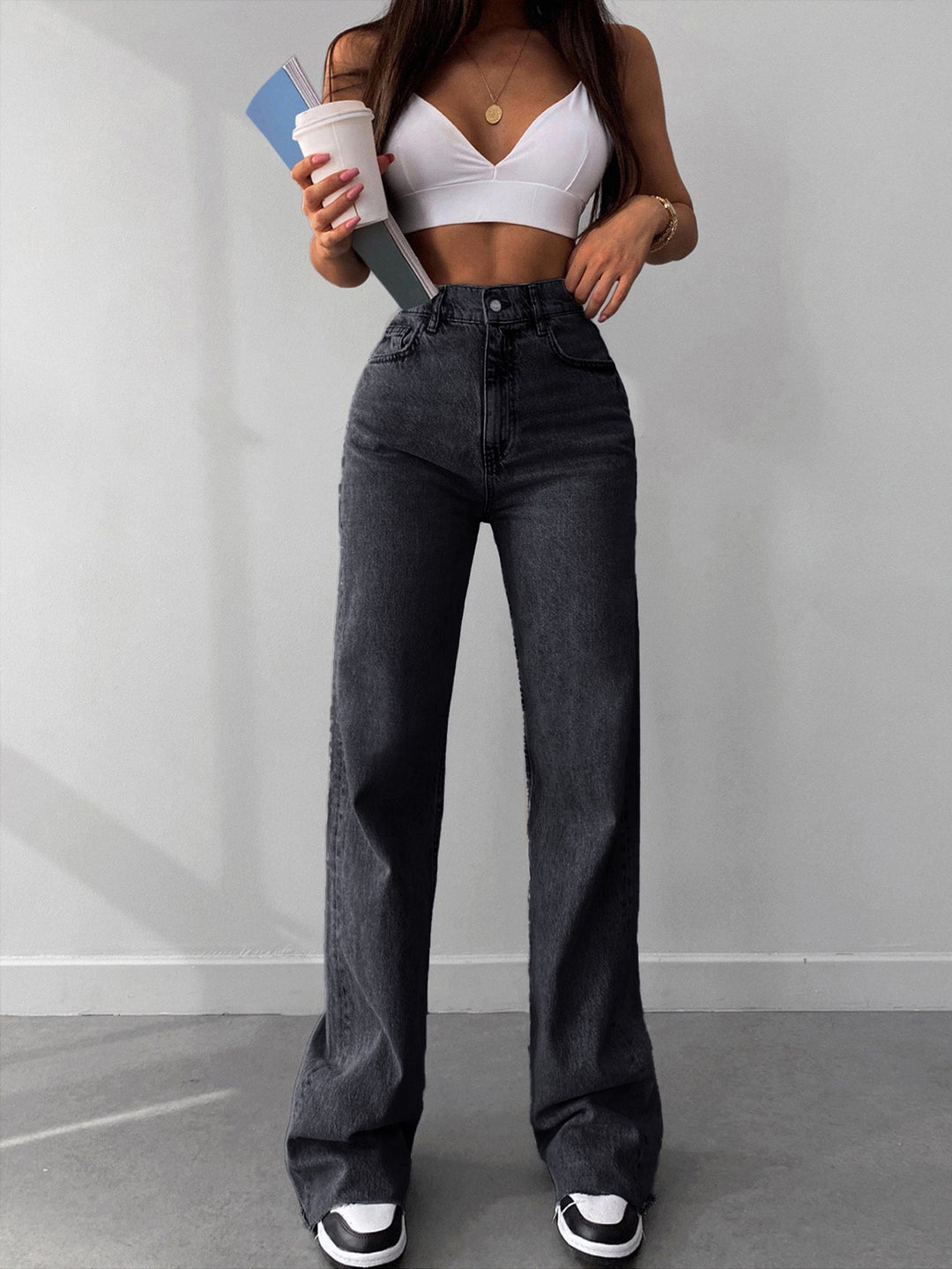 Jeans SHEIN, gri