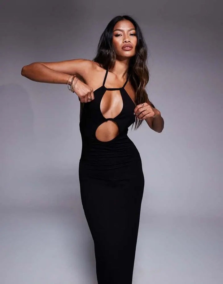 Rochie maxi ASOS, negru