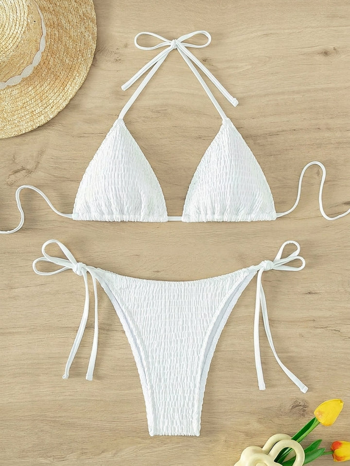 Set bikini SHEIN, alb