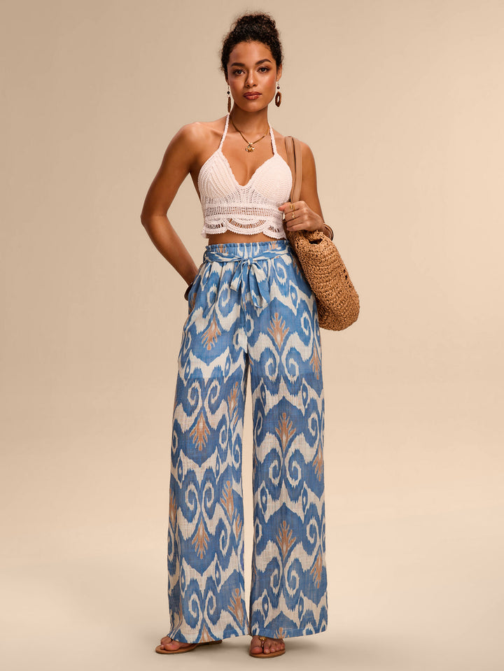 Pantaloni SHEIN, albastru