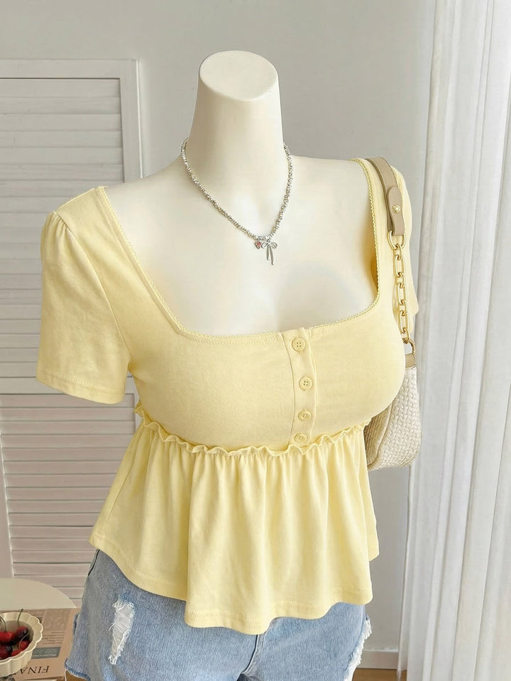 Tricou SHEIN, galben