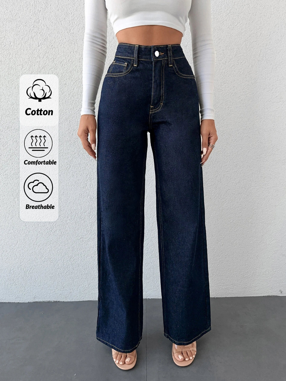 Jeans SHEIN, albastru